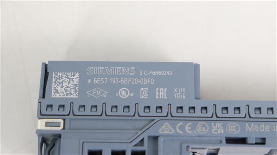 Siemens ET 200SP Base-Unit 6ES 7193-6BP20-0BF0 6ES7193-6BP20-0BF0 NEUWERTIG