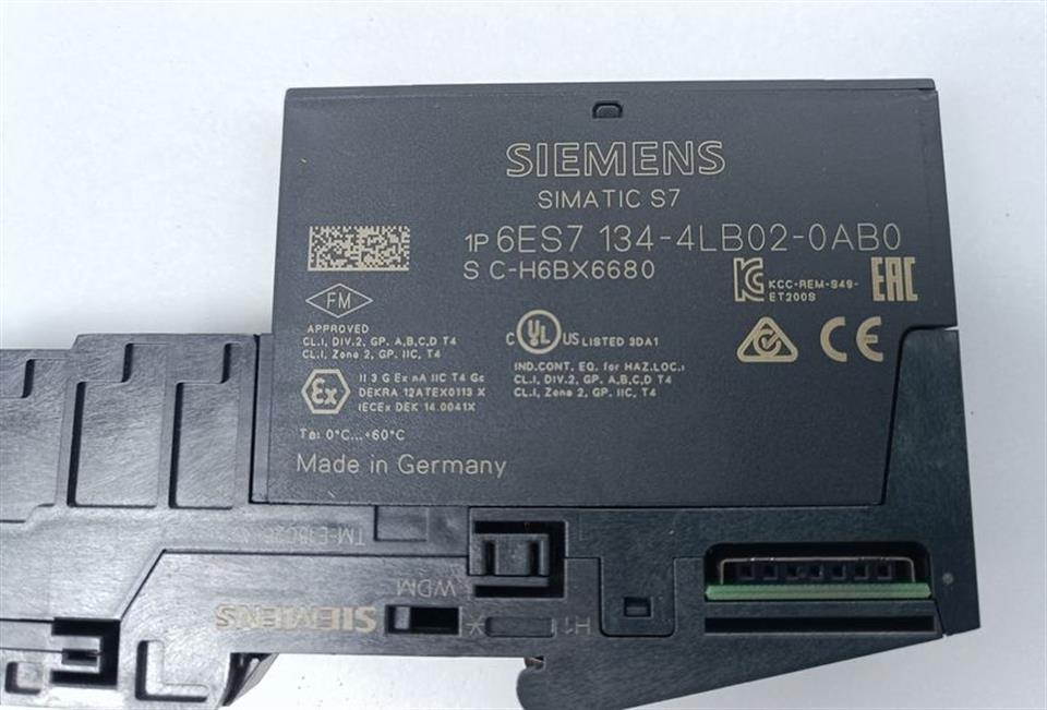 Siemens Simatic S7 6ES7 134-4LB02-0AB0 + 6ES7 193-4CA50-0AA0 TOP ZUSTAND