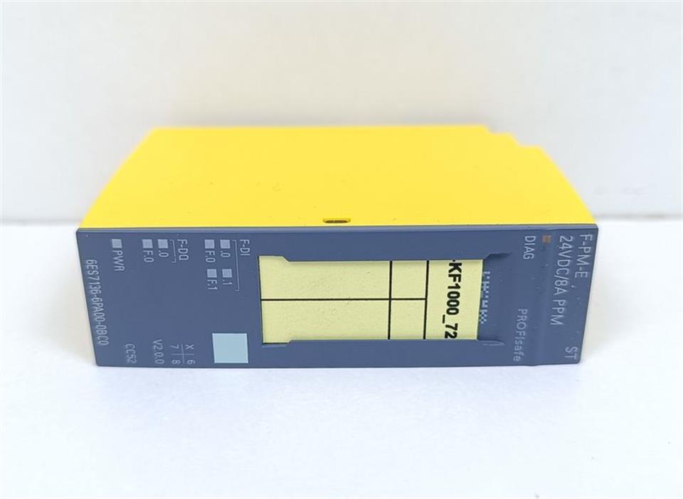Siemens Simatic S7 6ES7 136-6PA00-0BC0 Modul F-PM-E ST 24VDC/8A PPM TOP ZUSTAND