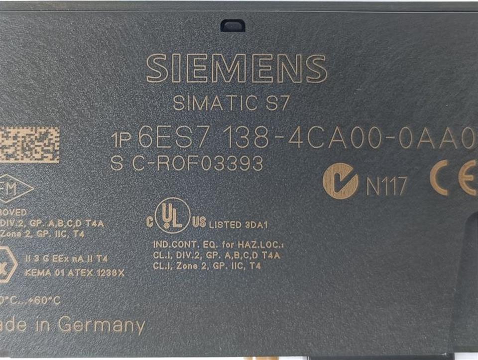 Siemens Simatic S7 6ES7 138-4CA00-0AA0 TOP ZUSTAND