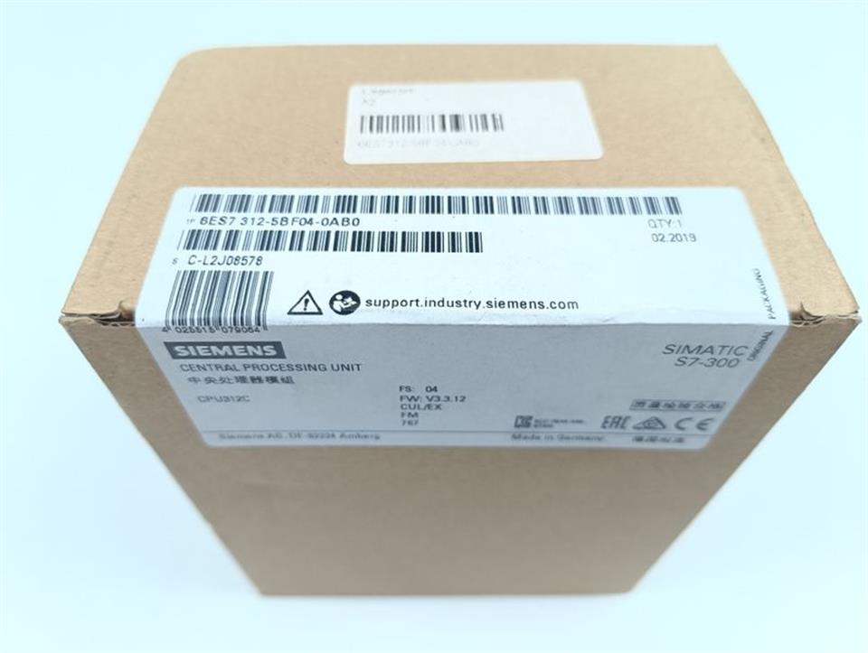 Siemens Simatic S7 6ES7 312-5BF04-0AB0 6ES7312-5BF04-0AB0 UNUSED & OVP & SEALED