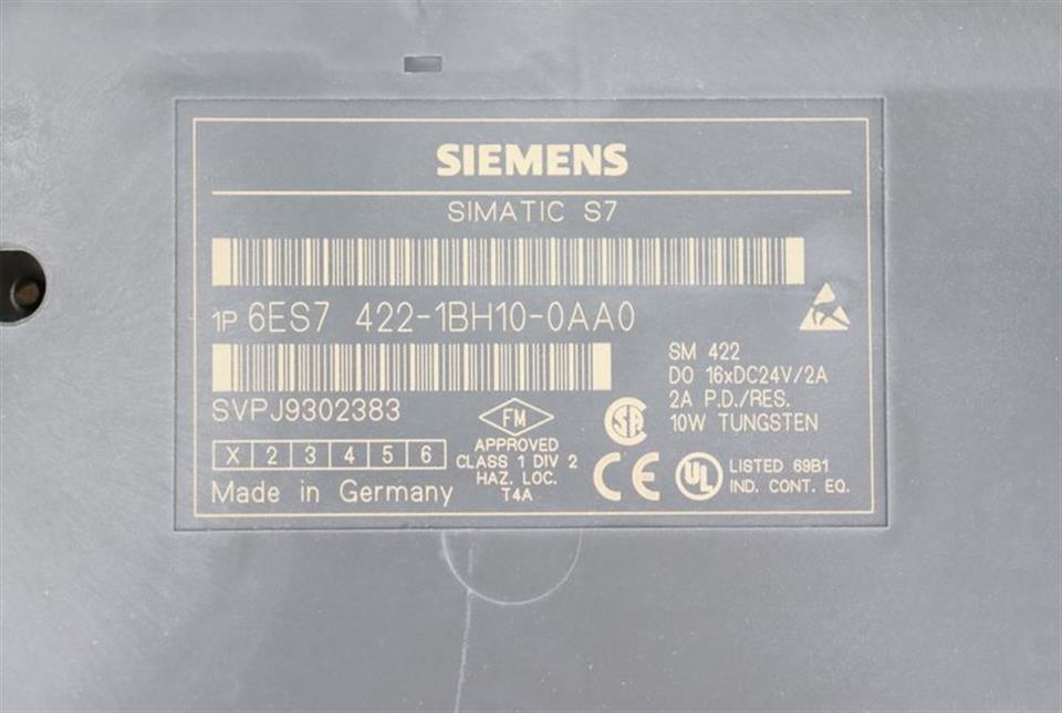 Siemens Simatic S7 6ES7 422-1BH10-0AA0 6ES7422-1BH10-0AA0 E-St.01 TOP ZUSTAND