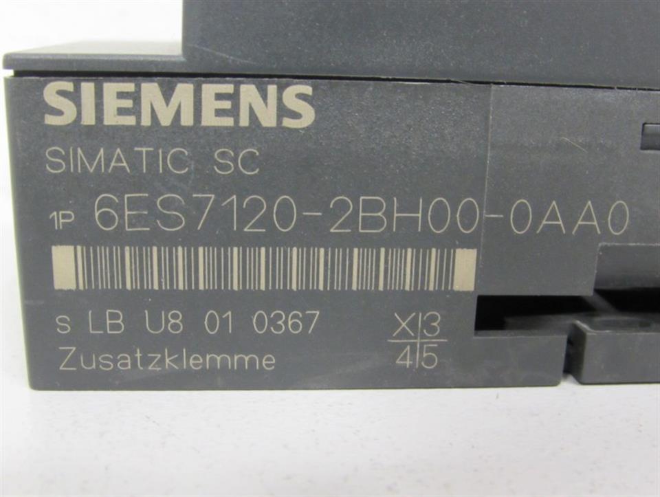 Siemens Simatic SC 6ES7120-2BH00-0AA0 Zusatzklemmenblock