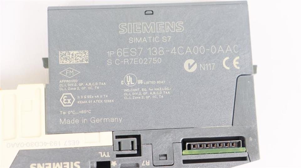 Siemens Simatics S7 6ES7 138-4CA00-0AA0 + 193-4CD30-0AA0 TOP ZUSTAND