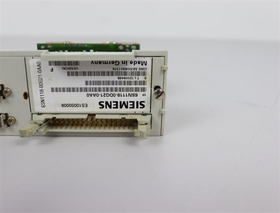 Siemens Simodrive 6SN1118-0DG21-0AA0 VER. F TESTED & TOP ZUSTAND