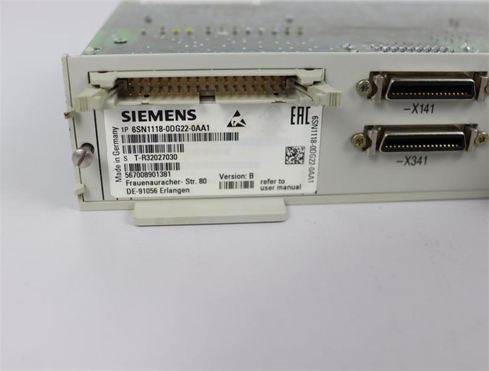 Siemens Simodrive 6SN1118-0DG22-0AA1 VER. B TESTED & TOP ZUSTAND
