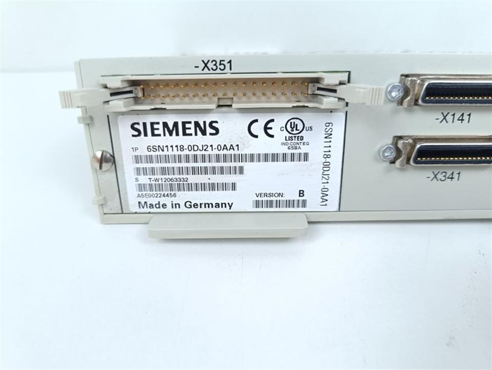 Siemens Simodrive 6SN1118-0DJ21-0AA1 Ver. B TESTED & UNUSED & OVP