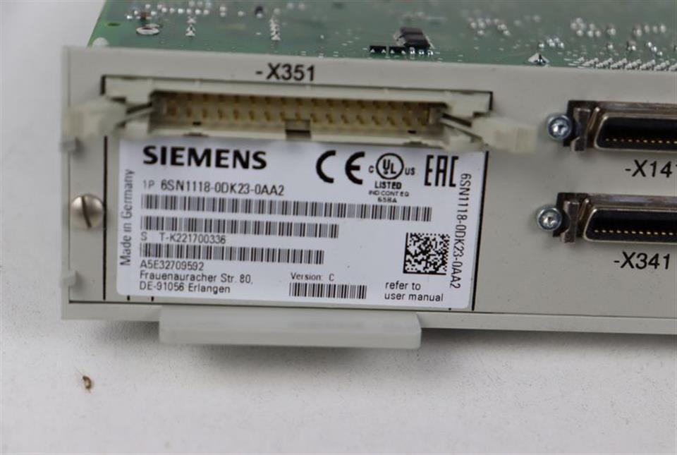 Siemens Simodrive 6SN1118-0DK23-0AA2 Version B Regeleinschub TESTED & NEUWERTIG