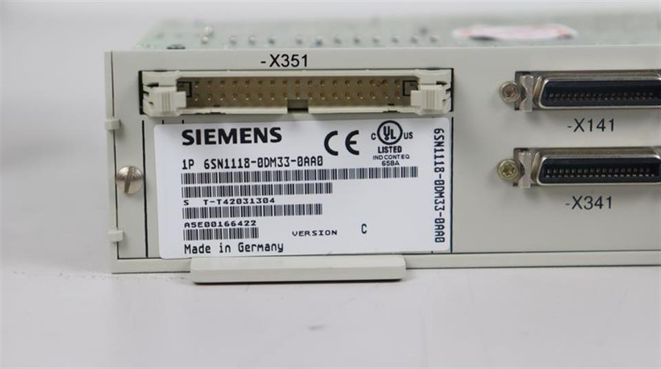 Siemens Simodrive 6SN1118-0DM33-0AA0 Version: C TESTED & UNUSED UNBENUTZT