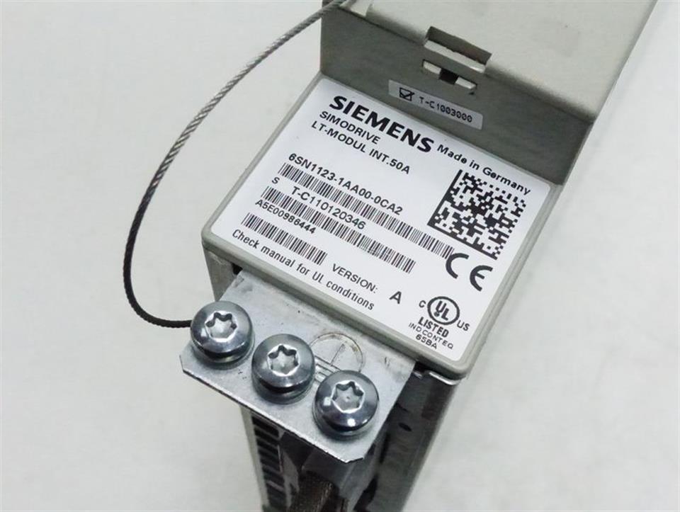 Siemens Simodrive 6SN1123-1AA00-0CA2 LT-Modul INT.50A Version A TESTED & NEUWERTIG