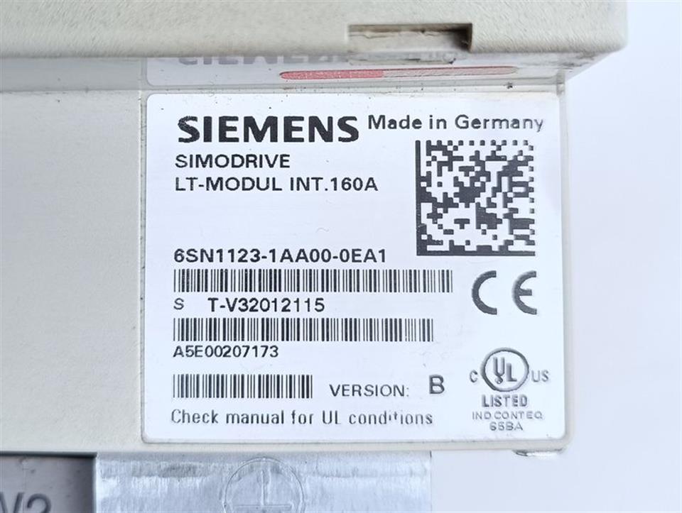 Siemens SIMODRIVE LT-Modul INT.160A 6SN1123-1AA00-0EA1 Ver.B TESTED TOP ZUSTAND