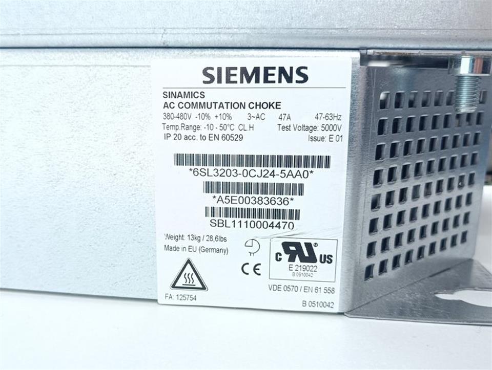 Siemens Sinamics 6SL3224-0BE31-5AA0 Ver. F + 6SL3203-0CJ24-5AA0 TESTED NEUWERTIG