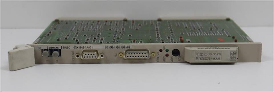 Siemens Sinec 6GK1543-1AA01 Kommunikationsprozessor + EPROM 6ES5376-1AA21 UNUSED