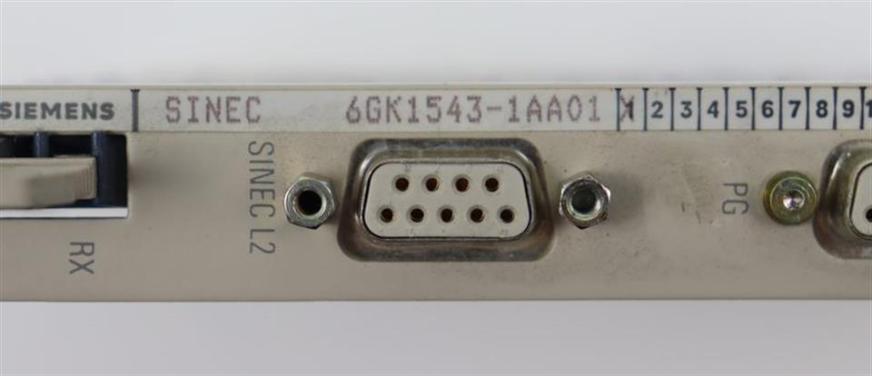Siemens Sinec 6GK1543-1AA01 Prozessor E-Stand 01 + EPROM 6ES5376-1AA11 UNUSED