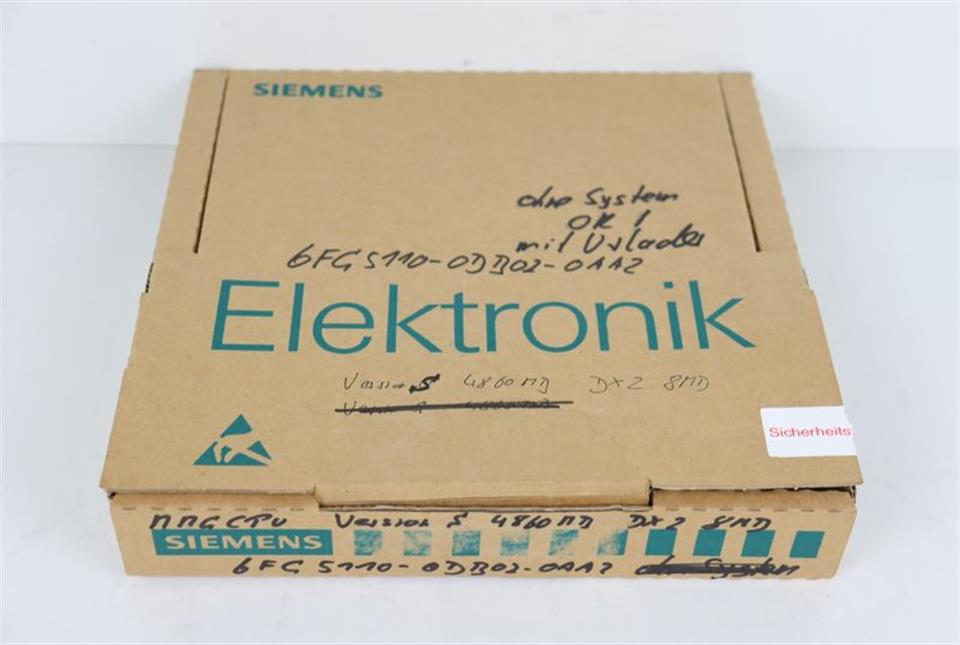 Siemens Sinumerik 6FC5110-0DB02-0AA2 6FC5 110-0DB02-0AA2 UNUSED & OVP