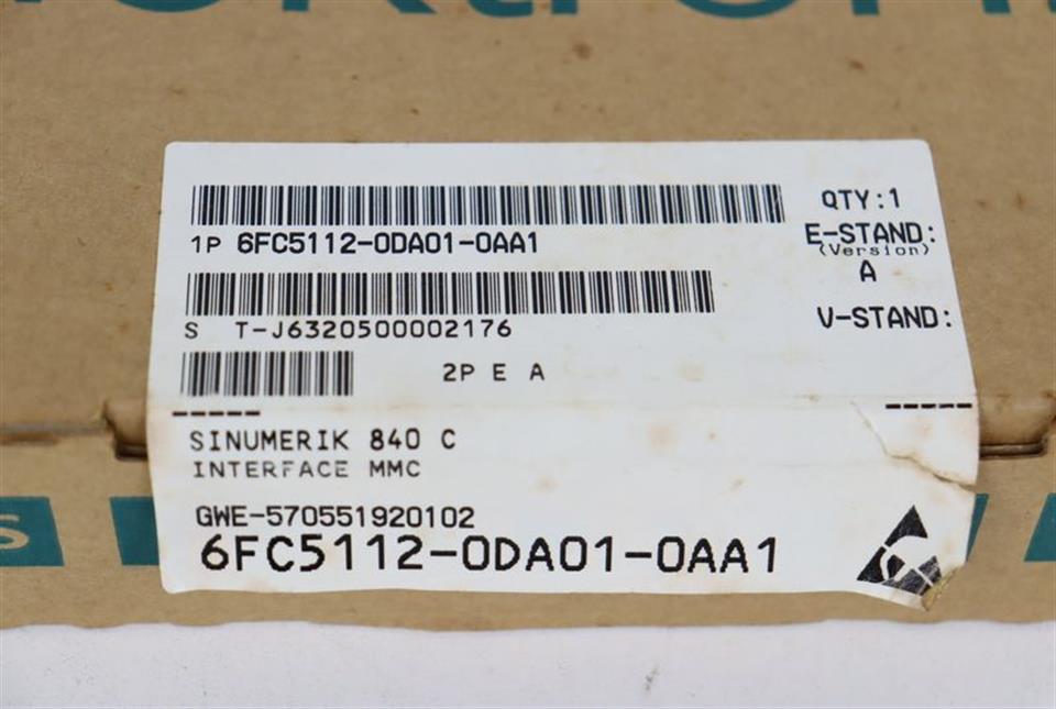 Siemens Sinumerik 6FC5112-0DA01-0AA1 6FC5 112-0DA01-0AA1 NEUWERTIG & OVP