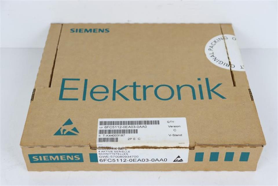 Siemens Sinumerik 6FC5112-0EA03-0AA0 6FC5 112-0EA03-0AA0 UNUSED & OVP