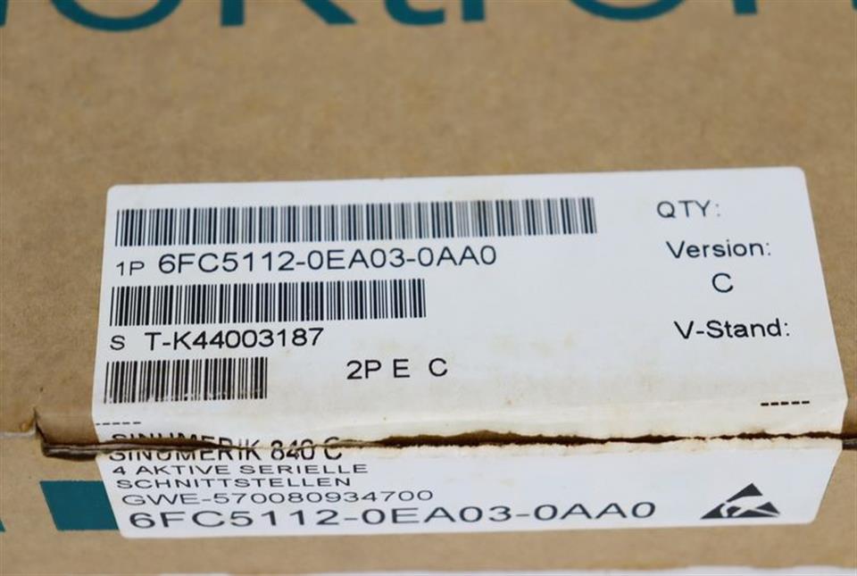 Siemens Sinumerik 6FC5112-0EA03-0AA0 6FC5 112-0EA03-0AA0 UNUSED & OVP