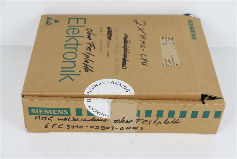 Siemens Sinumerik CPU 6FC5110-0DB03-0AA3 6FC5 110-0DB03-0AA3 UNUSED & OVP