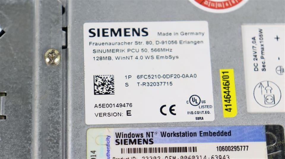 Siemens Sinumerik PCU 50.3-C 6FC5210-0DF31-2AA0 VERSION D Top Zustand TESTED