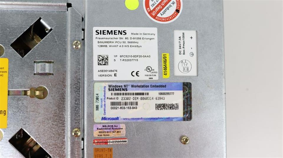 Siemens PCU50 6FC5210-0DF20-0AA0 + A5E00345260 Vers.: E TESTED TOP ZUSTAND