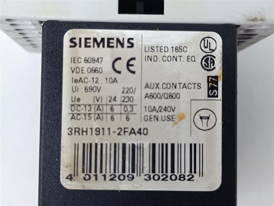 Siemens Sirius 3RH1131-2BB40 + 3RH1911-2FA40 TOP ZUSTAND