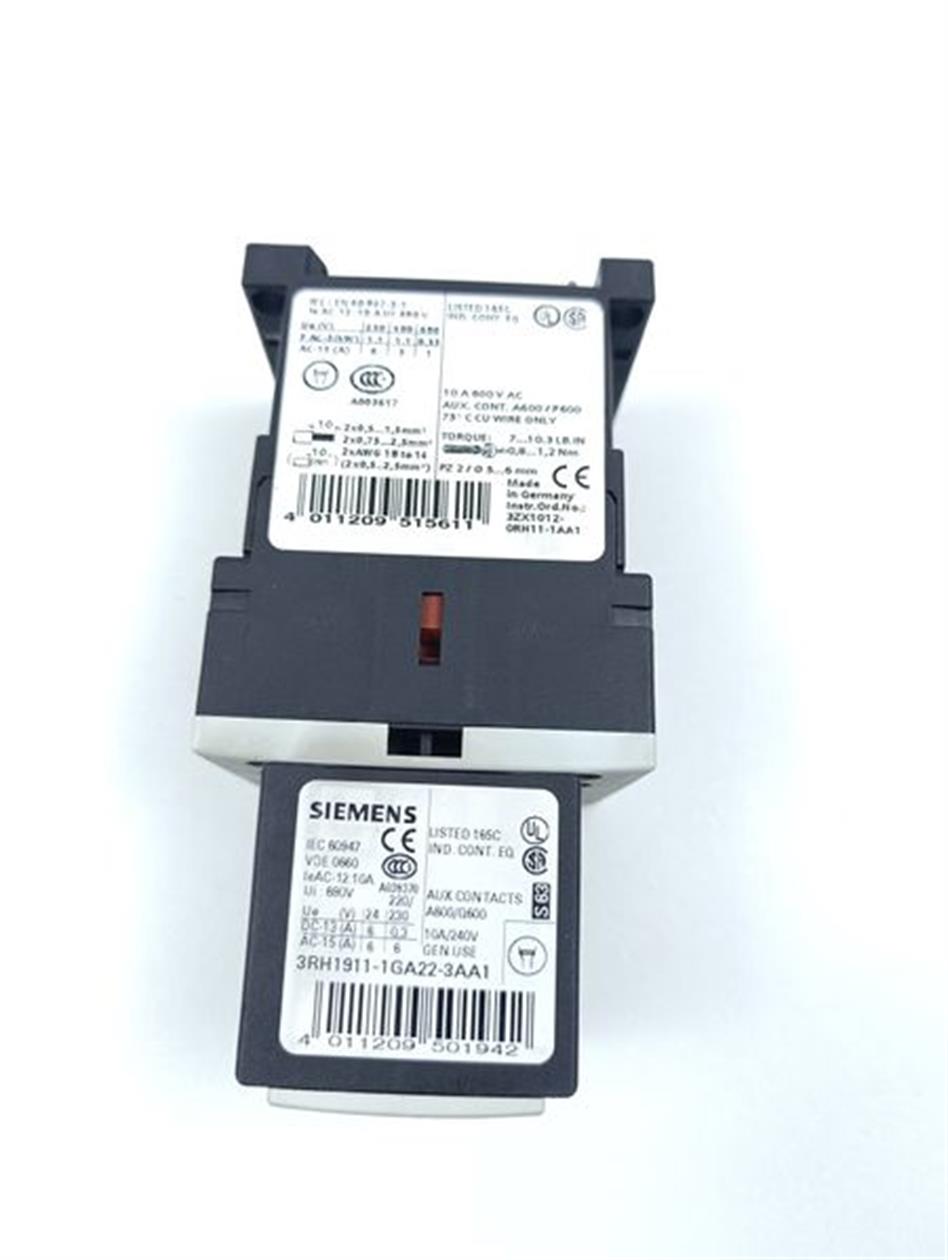 Siemens SIRIUS 3RH1262-1BB40 + 3RH1911-1GA22-3AA1 + 3RT1916-1JK00