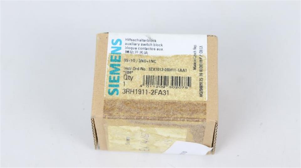 Siemens Sirius 3RH1911-2FA31 Hilfsschalterblock UNUSED & OVP