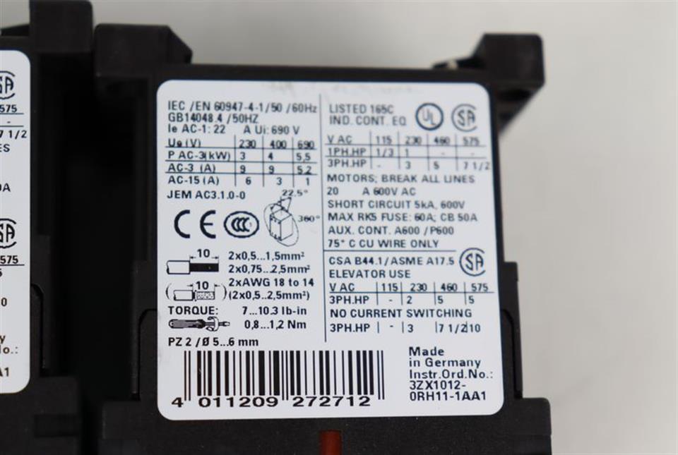 Siemens SIRIUS 3RT1016-1BB42 + 3RT1916-1EH00 TOP ZUSTAND