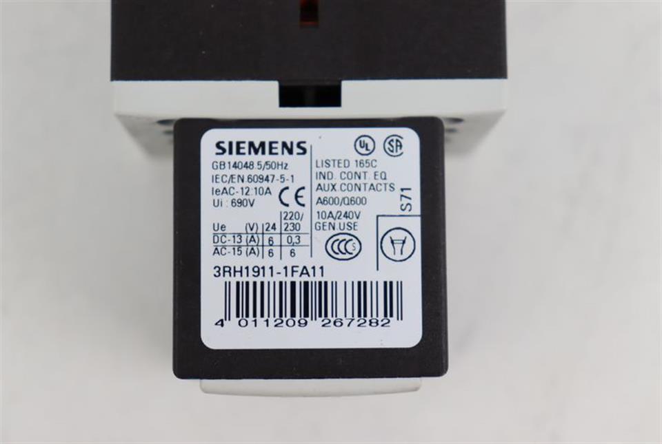 Siemens Sirius 3RT1017-1BB42 + 3RH1911-1FA11 + 3RT1916-1EH00 TOP ZUSTAND