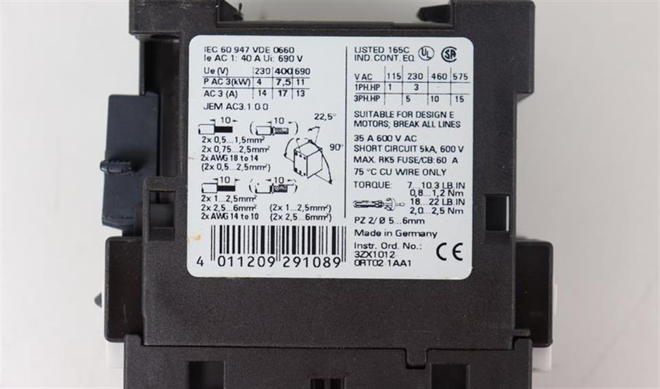 Siemens SIRIUS 3RT1025-1B..0 + 3RT1926-1BB00 + 3RH1921-1FA40 TOP ZUSTAND