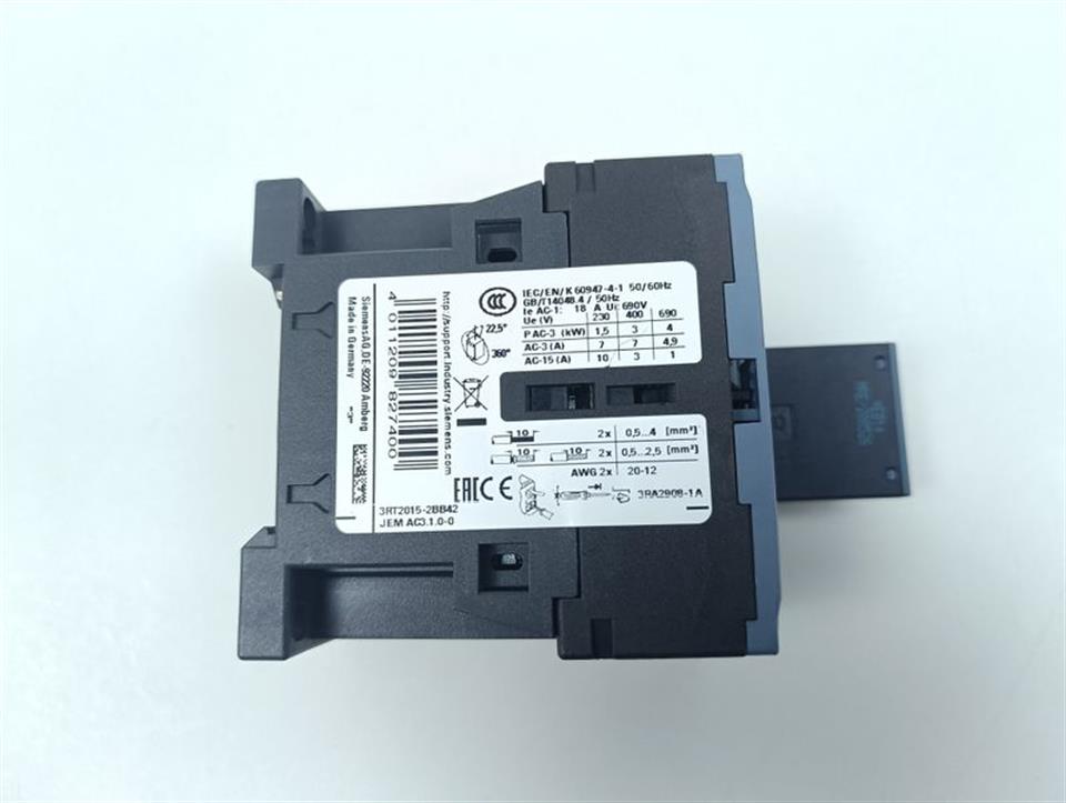 Siemens SIRIUS 3RT2015-2BB42 + 3RT2916-1BB00 TOP ZUSTAND