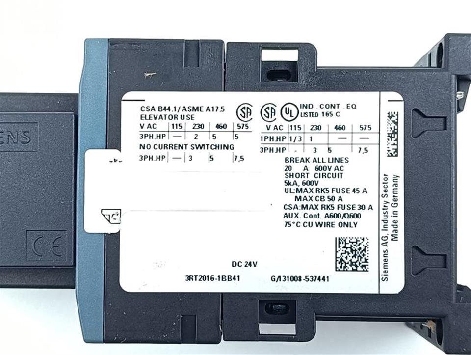 Siemens Sirius  3RT2016-1BB41 + 3RH2911-1FA40 + 3RT2916-1BB00 TOP ZUSTAND