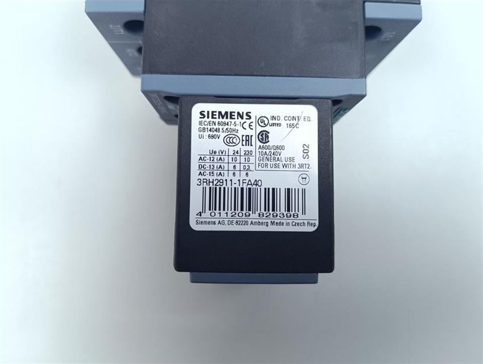 Siemens SIRIUS 3RT2025-1BB40 + 3RH2911-1FA40 TOP ZUSTAND