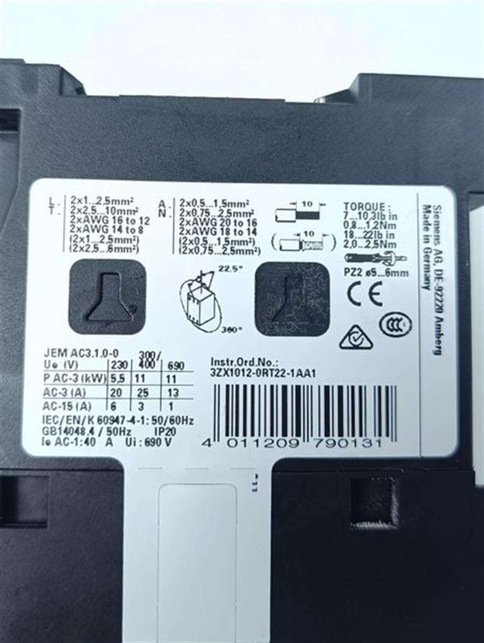 Siemens SIRIUS 3RT2026-1BB40 + 3RH2911-1FA40 TOP ZUSTAND