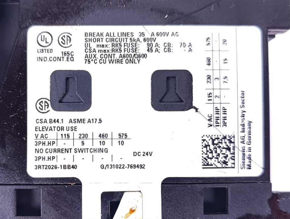 Siemens SIRIUS 3RT2026-1BB40 + 3RV2021-4PA10 TOP ZUSTAND