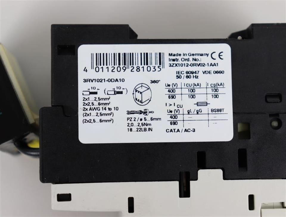 Siemens SIRIUS 3RV1021-0DA10 + MURR236082 TOP ZUSTAND