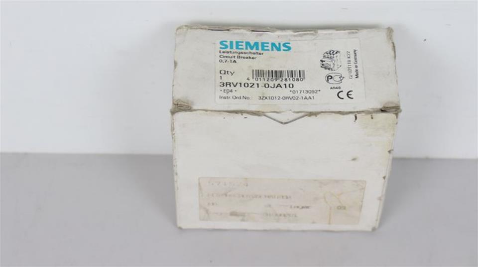 Siemens SIRIUS 3RV1021-0JA10 UNUSED & OVP