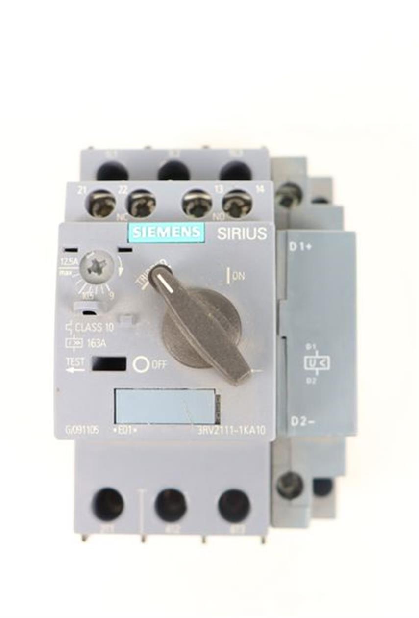 Siemens SIRIUS 3RV2111-1KA10 + 3RV2902-1AB4 Unterspannungsauslöser TOP ZUSTAND