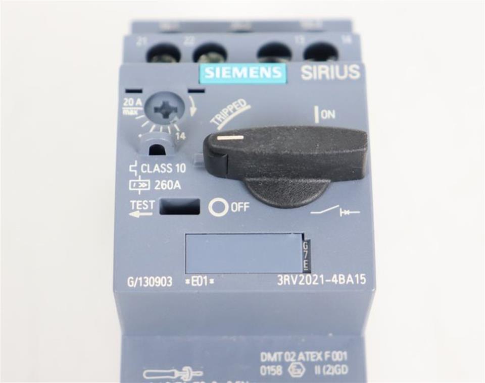 Siemens SIRIUS Leistungsschalter 3RV2021-4BA15 TOP ZUSTAND