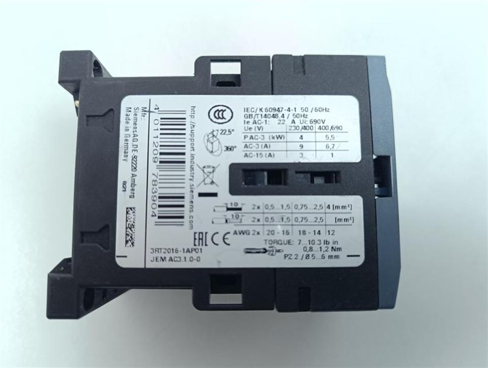 Siemens Sirius Leistungsschütz 3RT2016-1AP01 TOP ZUSTAND