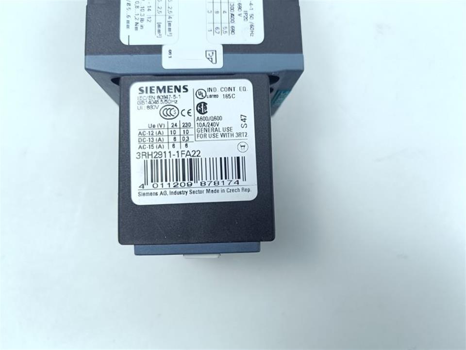 Siemens Sirius  3RT2016-1BB41 + 3RH2911-1FA22 + 3RT2916-1BB00 TOP ZUSTAND