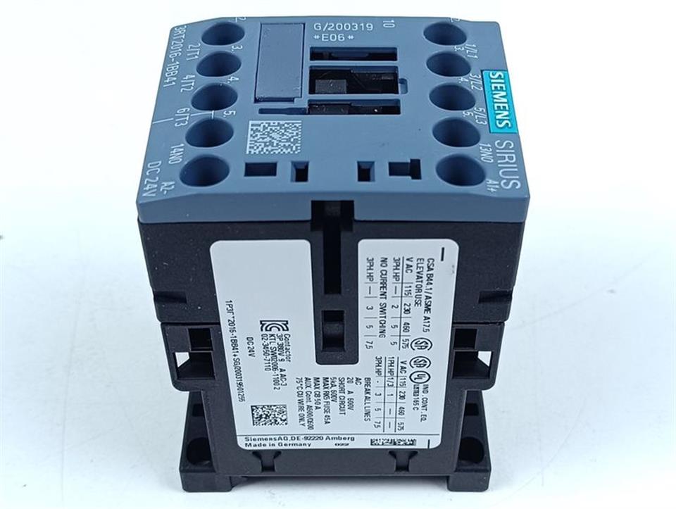 Siemens Sirius Leistungsschütz 3RT2016-1BB41 NEUWERTIG