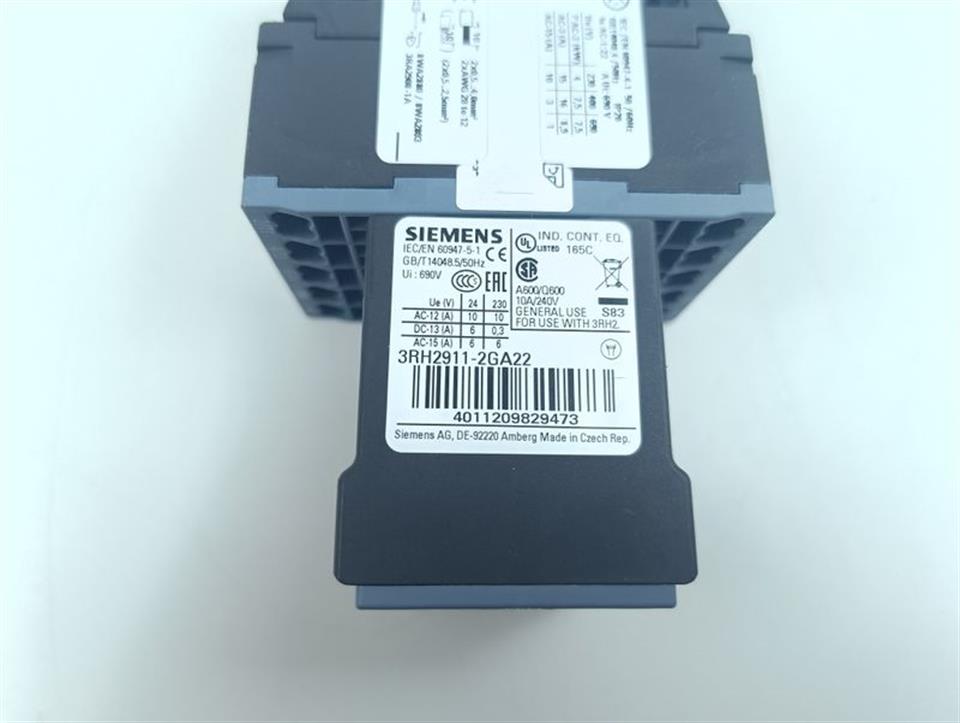 Siemens Sirius Leistungsschütz 3RT2018-2BB41 + 3RH2911-2GA22 TOP ZUSTAND