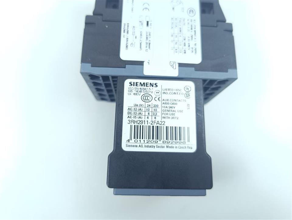 Siemens Sirius Leistungsschütz 3RT2018-2BB41 + 3RH2911-2GA31 TOP ZUSTAND