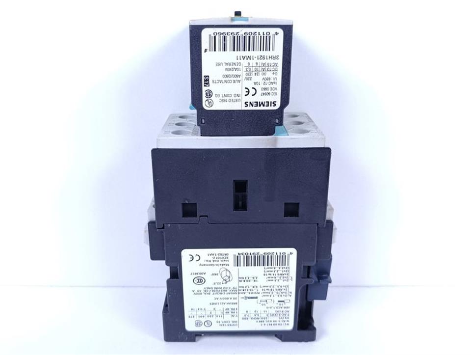 Siemens SIRIUS Schütz 3RT1024-1B..0 + 3RH1921-1MA11 + 3RT1926-1BB00 TOP ZUSTAND