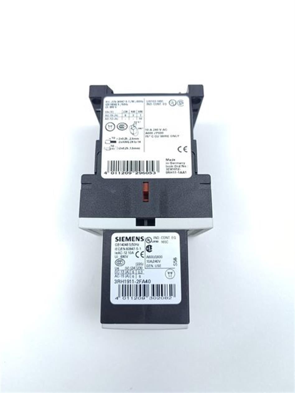 Siemens Sirius Siemens 3RH1131-2BB40 + 3RH1911-2FA40 + 3RT1916-1EH00