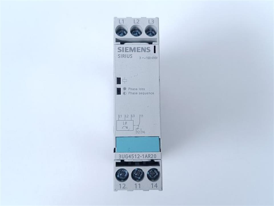 Siemens Sirius Überwachungsrelais 3UG4512-1AR20 E:02 TOP ZUSTAND