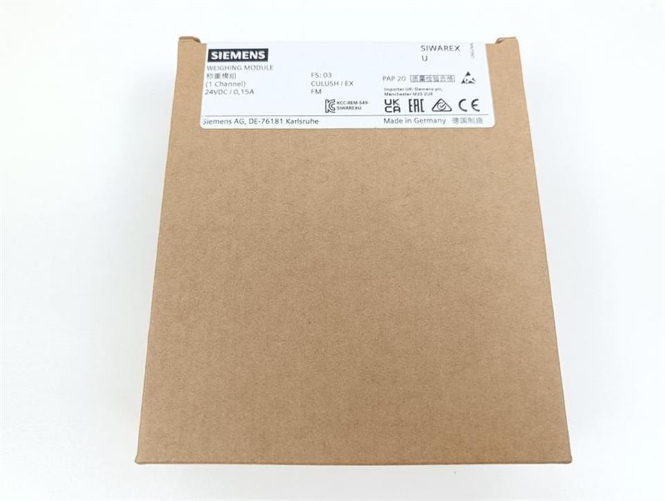 Siemens SIWAREX 7MH4950-1AA01 FS: 03 WEIGHING MODULE UNUSED & OVP & SEALED