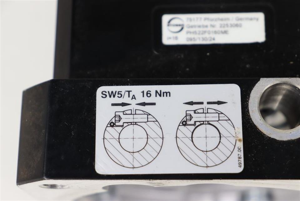 Stöber Getriebe Gear Box PH522F0160ME 095/130/24 Ratio I:16 2253060